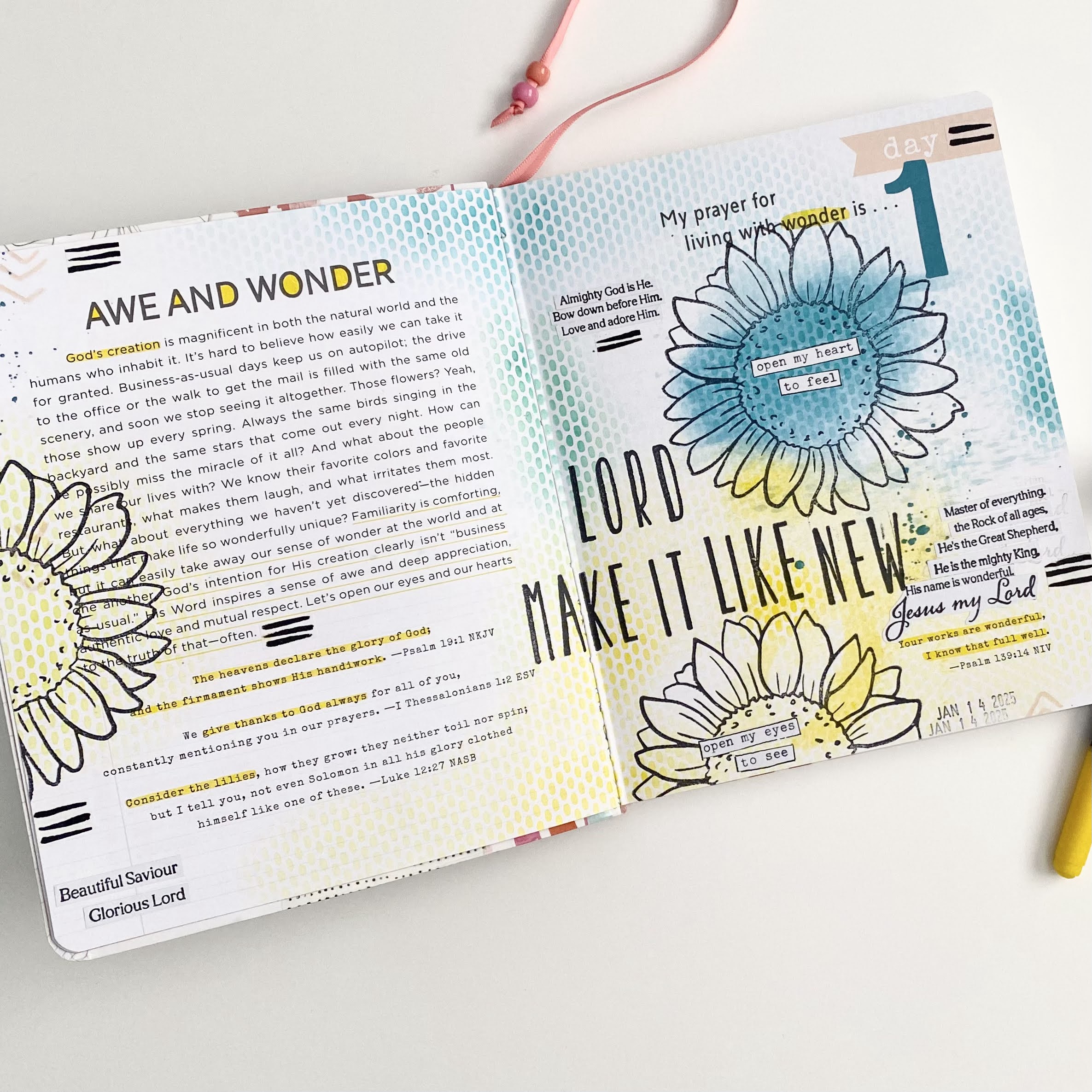 A prayer for living with wonder