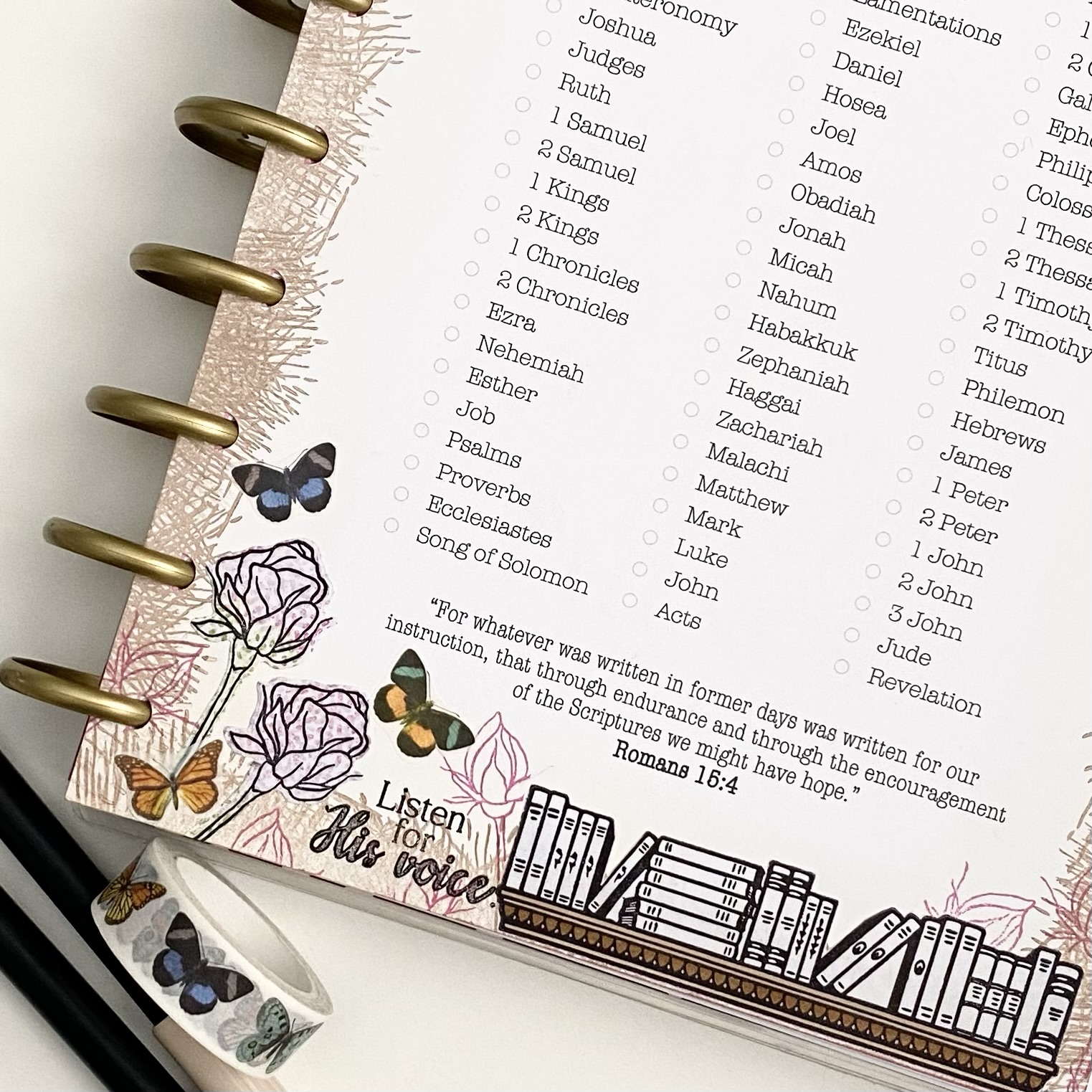 Bible reading tracker