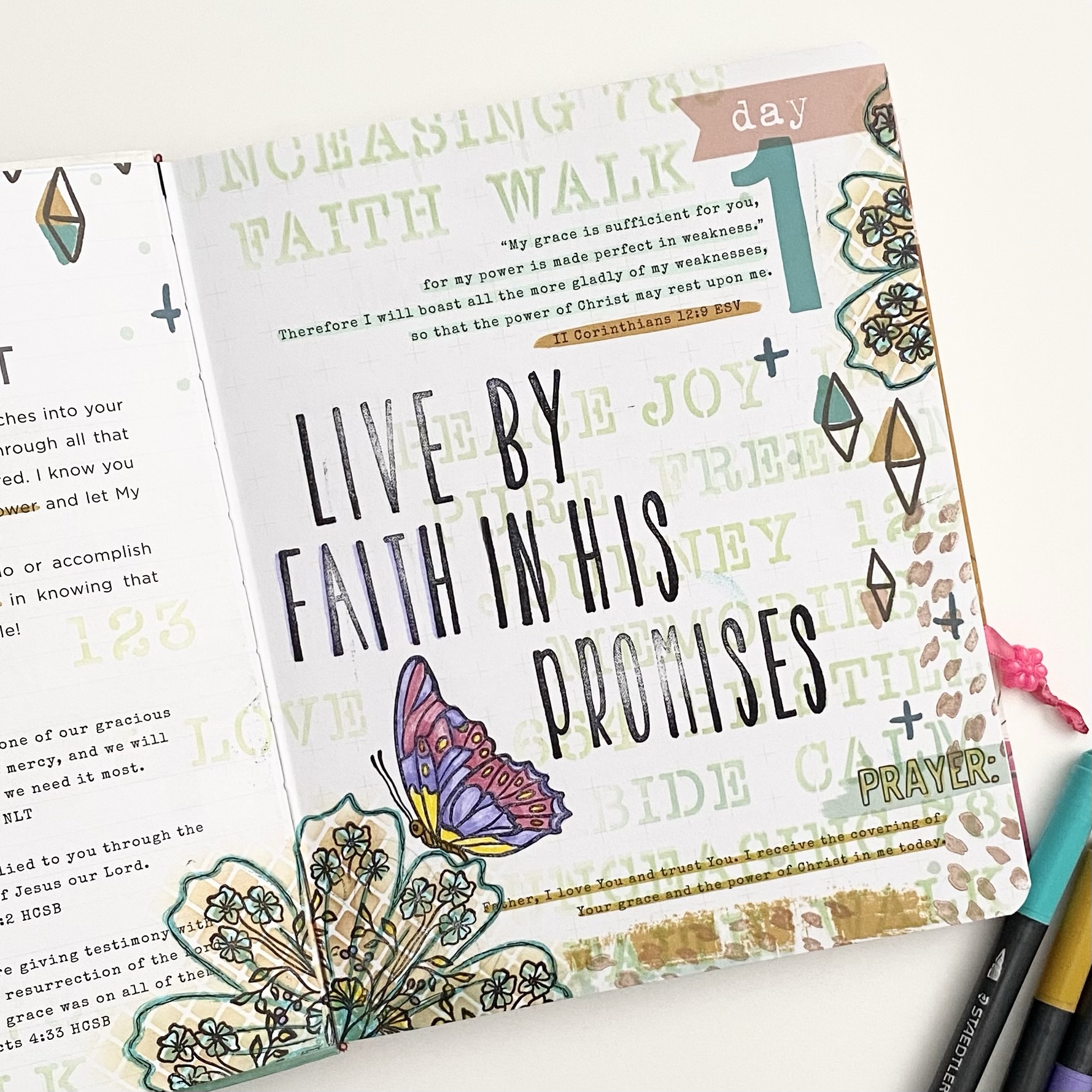 Live by faith in His promises