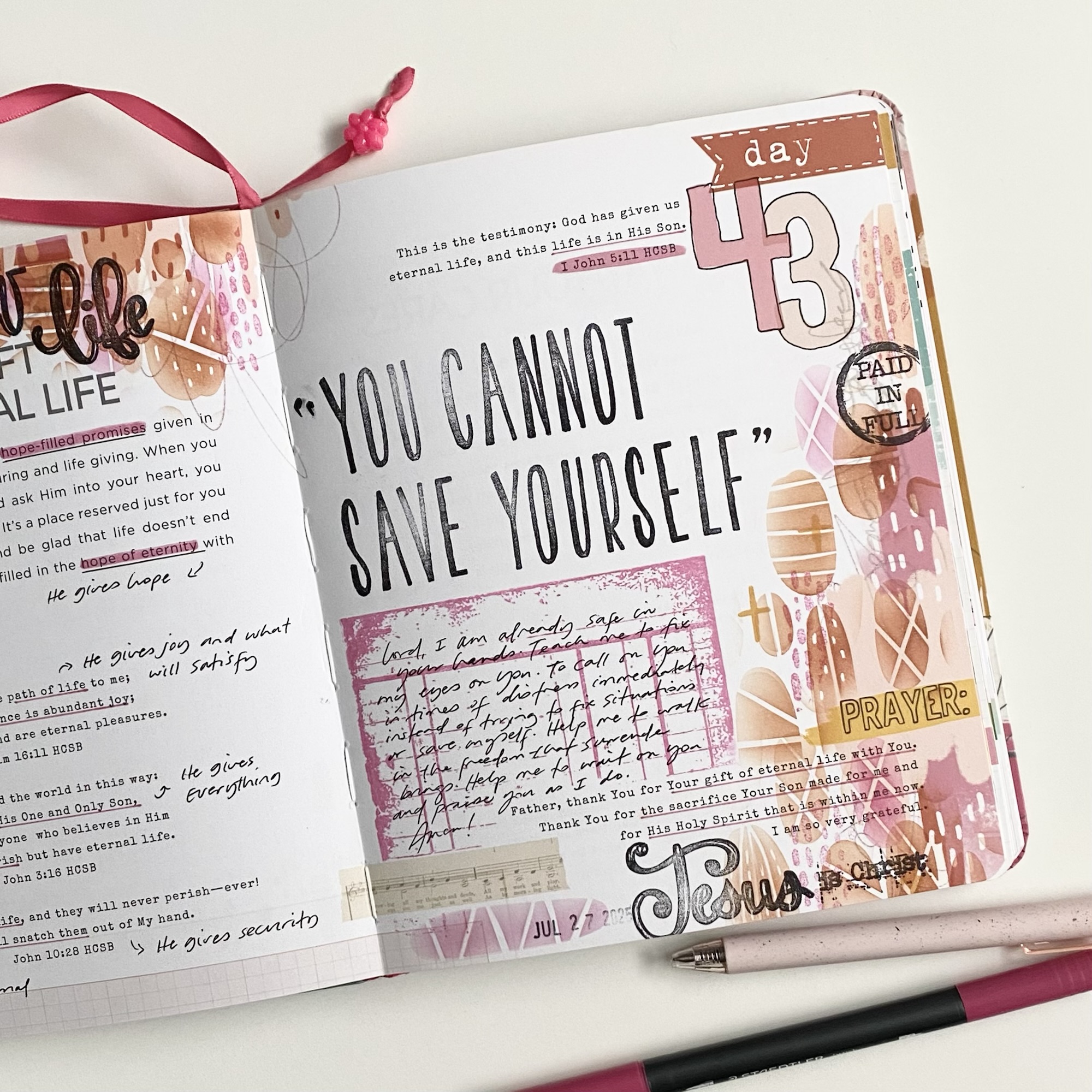 You cannot save yourself