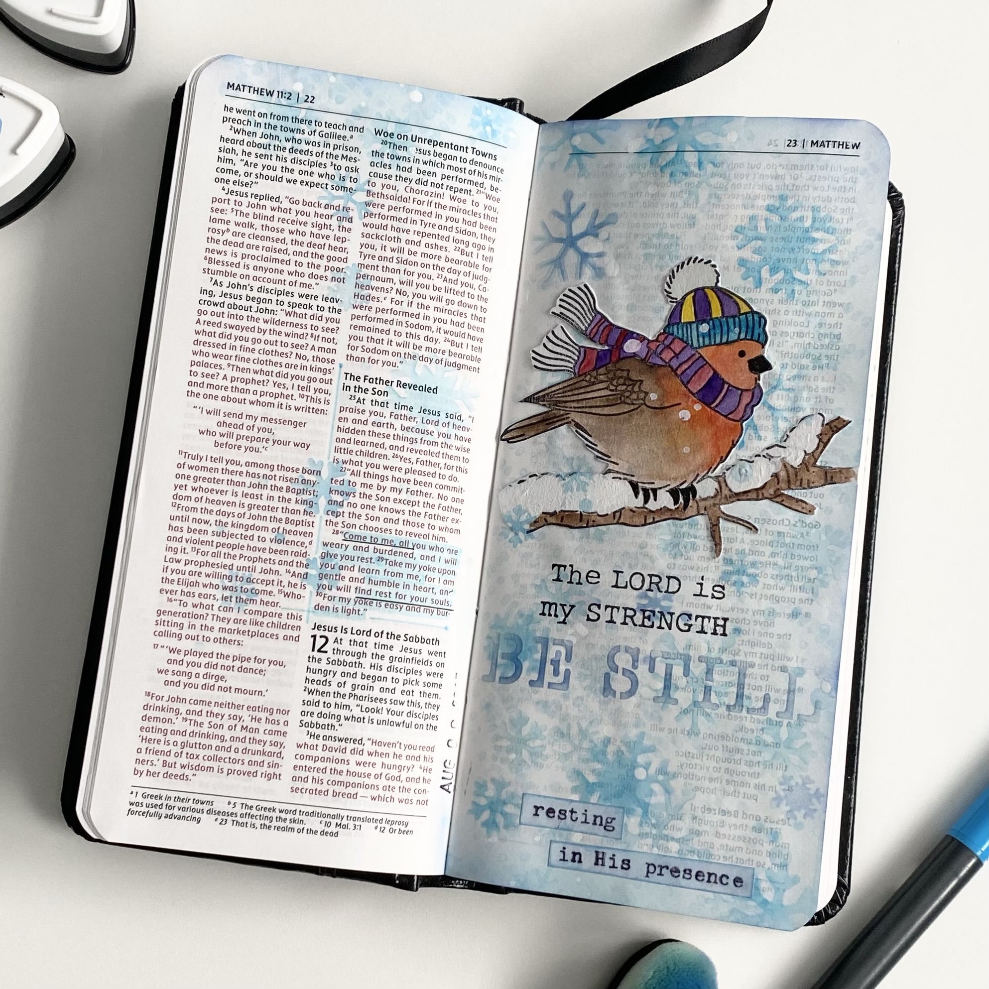 Resting in His presence