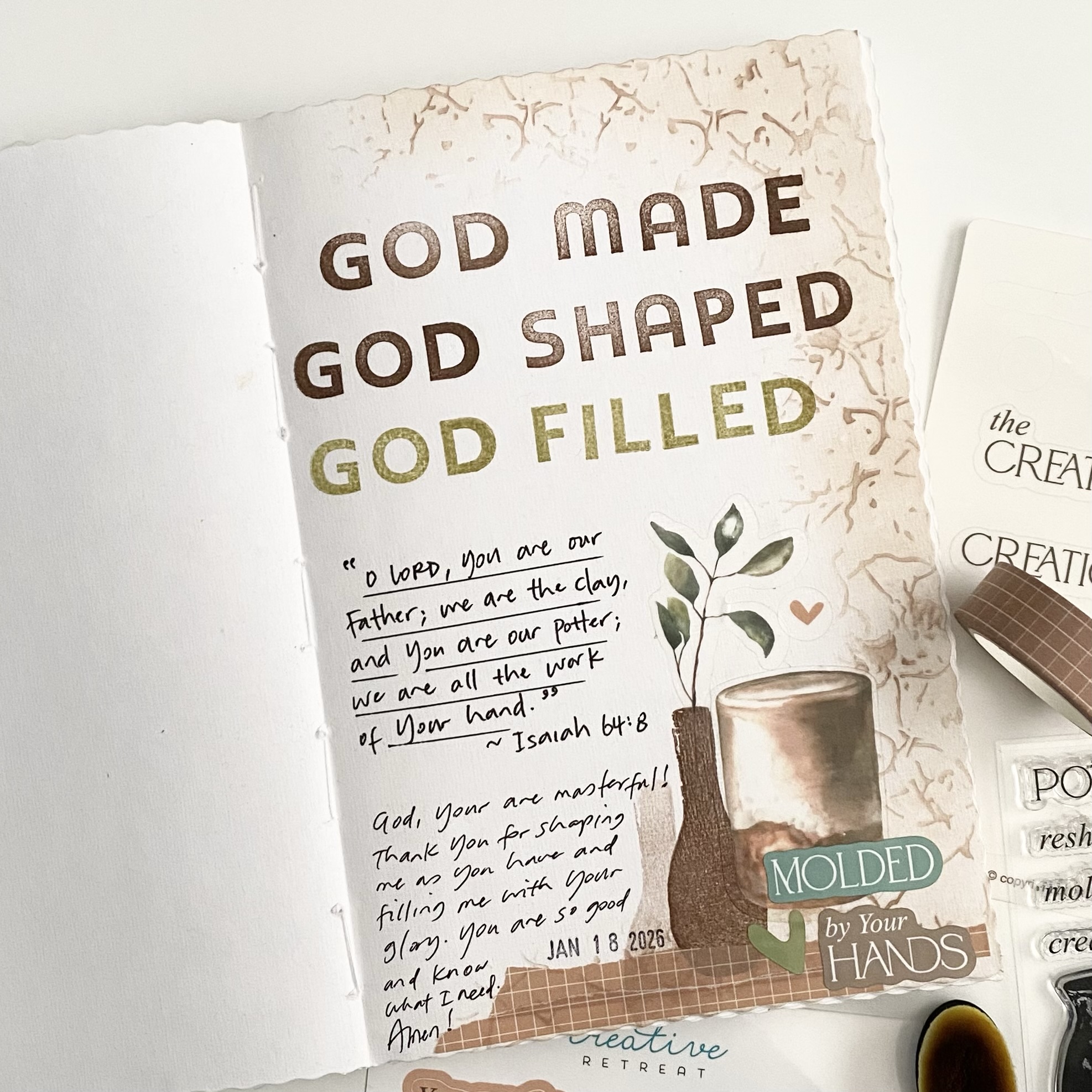 God-made, shaped, and filled