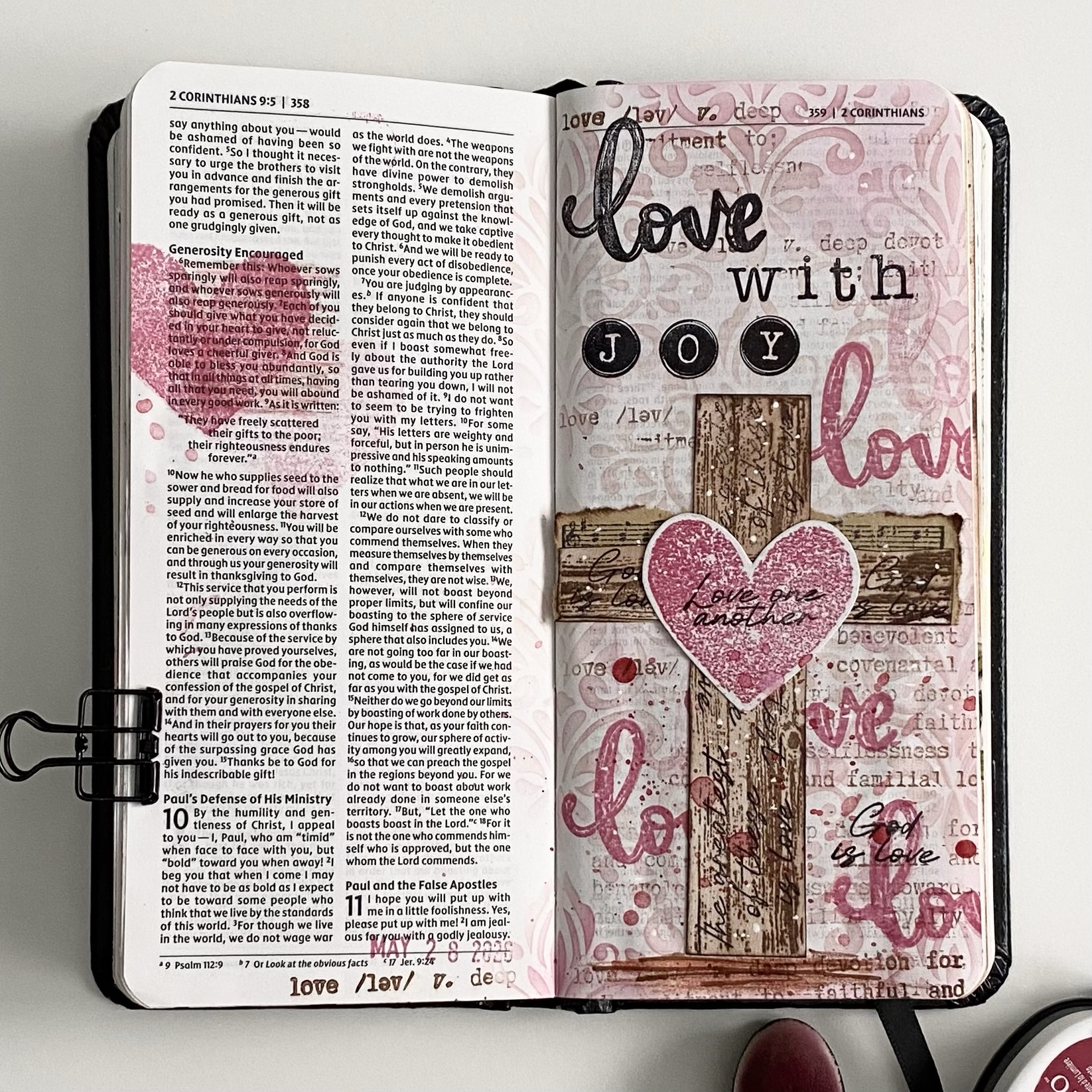 Love with joy